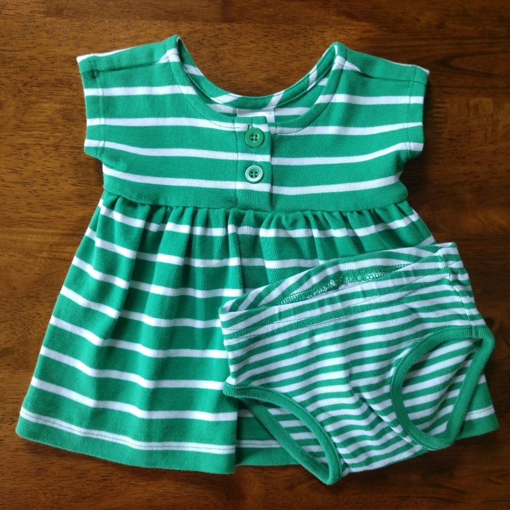 Hanna Andersson Infant Dress + Bloomers